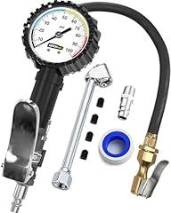 GERCHWAY Tire Inflator with Pressure Gauge