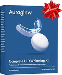 AURAGLOW Teeth Whitening Kit with LED Light