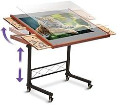 JOYBERRI Adjustable Jigsaw Puzzle Table