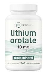 Micro Ingredients Lithium Orotate 10mg Supplement