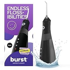 Burst Cordless Water Flosser Black