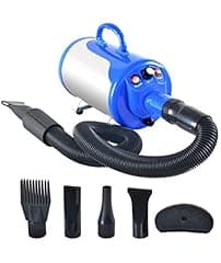 SHELANDY Pet Hair Dryer with Heater (Blue)