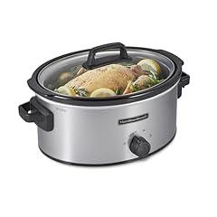 Hamilton Beach 6-Quart Slow Cooker Silver