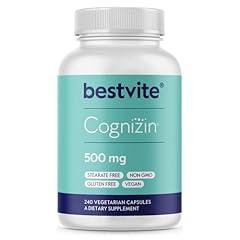 BESTVITE Cognizin Citicoline 500mg Brain Supplement