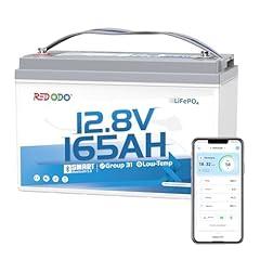 Redodo 12V 165Ah LiFePO4 Battery with Bluetooth