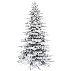 Fraser Hill Farm Pine Valley Flocked Christmas Tree, 12 Feet