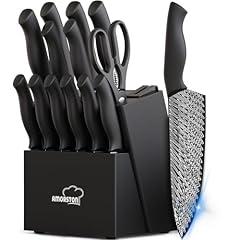 Amorston 15-Piece Kitchen Knife Set