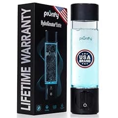 PIURIFY Hydrogen Water Bottle Black