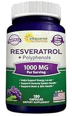 aSquared Nutrition Natural Resveratrol Antioxidant Supplement