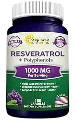 aSquared Nutrition Natural Resveratrol Antioxidant Supplement