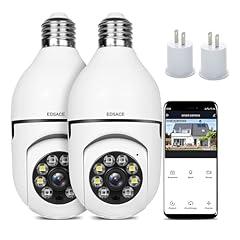EDSACE Dual Band WiFi Light Bulb Camera Pack
