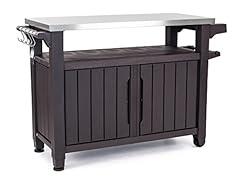 Keter Outdoor Rolling Table Cart