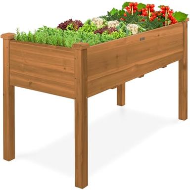 wooden planter box