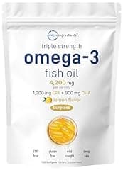 Triple Strength Omega 3 Fish Oil Supplements