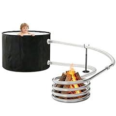 Deehouve Foldable Wood-Fired Outdoor Bathtub