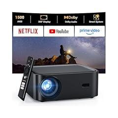 HAPPRUN 4K Smart Projector with Dolby Audio