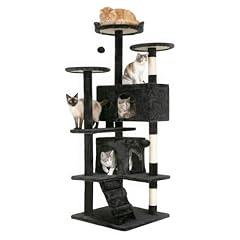 FDW Cat Tree 54in Dark Gray