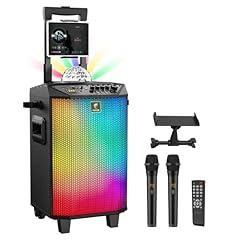 TONOR K20 Wireless Karaoke Machine with Microphones