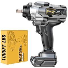 DIYtoolifz Cordless Impact Wrench 1000Ft-lbs