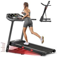 THERUN Auto Incline Treadmill with LED Screen