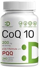 DEAL SUPPLEMENT CoQ10 200mg & PQQ 200mcg Supplement
