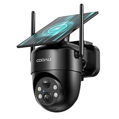 COOAU Wireless Solar Security Camera 2K 360°