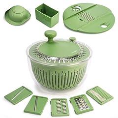 SUSTEAS Large Salad Spinner and Slicer Set