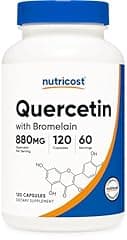 Nutricost Quercetin with Bromelain, 880mg + 165mg, 120 Count