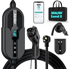 AIMILER Level 2 EV Charger, 32Amp, 25ft Cable