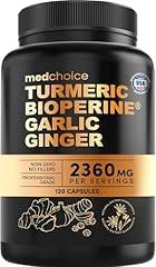 MEDCHOICE 4-in-1 Turmeric and Ginger Supplement