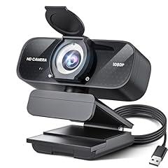 TRAUSI 1080P HD Webcam with Microphone