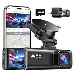 RedTiger 4K Dash Cam with GPS and Wi-Fi