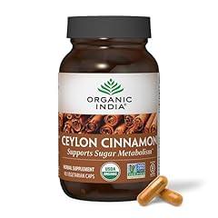 Organic India Ceylon Cinnamon Supplement