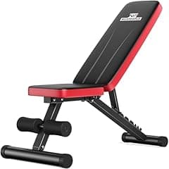 NICEPEOPLE Foldable Adjustable Weight Bench for Home Gym