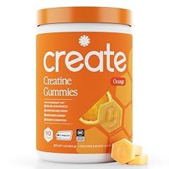 Create Creatine Monohydrate Gummies, Orange, 90ct