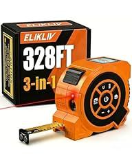 Elikliv 3-in-1 Digital Laser Tape Measure