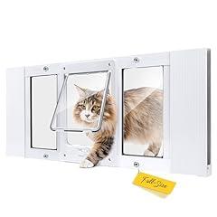 HOMEPEDIA Aluminum Adjustable Pet Door for Windows