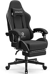 Dowinx Gaming Chair Fabric with Footrest