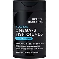 Sports Research Triple Strength Omega-3 with Vitamin D3