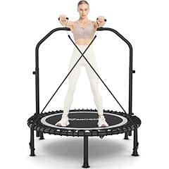 ANCHEER Foldable Mini Trampoline with Adjustable Handle
