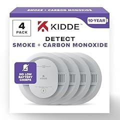 Kidde 10-Year Smoke & CO Detector 4 Pack