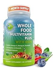 Vegan Whole Food Multivitamin with Iron