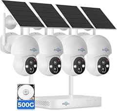 Hiseeu Solar Wireless Outdoor Security Camera System