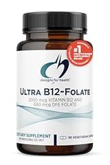 Designs for Health Methylated B12 + Folate Supplement