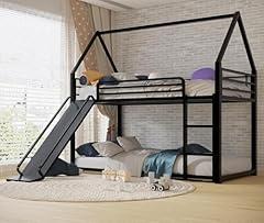 AEMSOFK Twin Bunk Bed with Slide