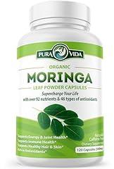 Pura Vida Moringa Organic Energy Supplement