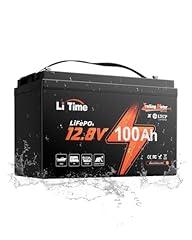 Litime 12V 100Ah LiFePO4 Battery for Marine and RVs