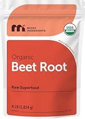 Micro Ingredients Organic Beet Root Powder, 4 Pounds