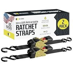 DC Cargo Mall Retractable Ratchet Straps 2 Pack