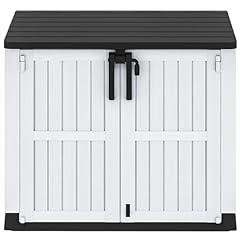 DWVO Tool Storage Shed, Light Gray